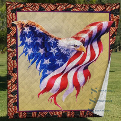 American Eagle Quilt Blanket