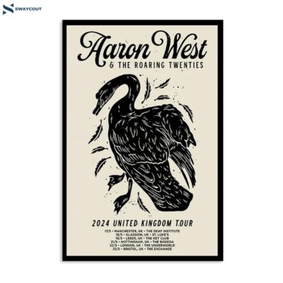 Aaron West & The Roaring Twenties 2024 United Kingdom Tour Poster