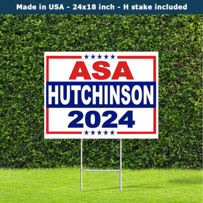 Asa Hutchinson 2024 Yard Sign