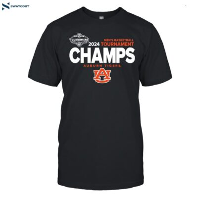 Auburn Tigers 2024 Sec Men_s Basketball Conference Tournament Champions Shirt