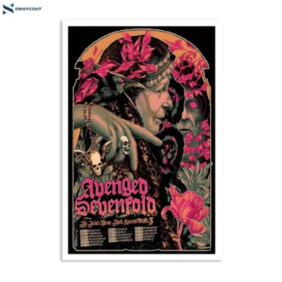 Avenged Sevenfold 2024 North American Tour Pt. 3 Poster