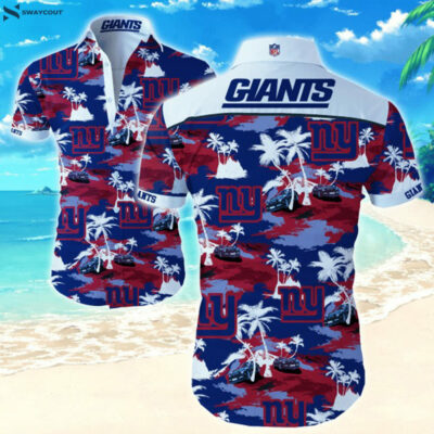 Best Nfl Team Ny Giants For Big Fans Hawaiian Shirt