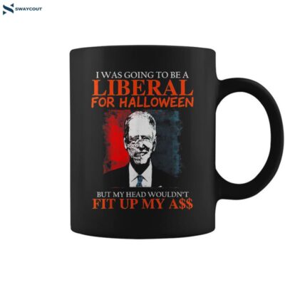 Biden I Was Going To Be A Liberal For Halloween Zombie Coffee Mug