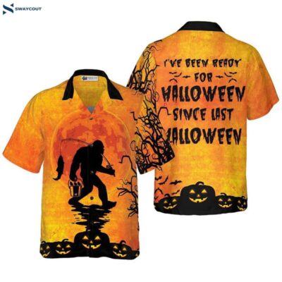 Bigfoot Has Been Ready For Halloween Hawaiian Shirt