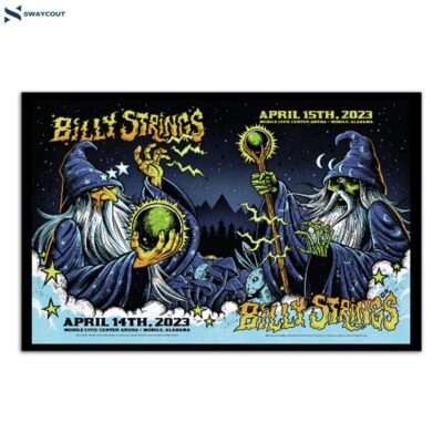 Billy Strings 2023 Mobile Al Poster