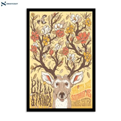 Billy Strings April 13 2023 Landers Center Southaven Ms Poster