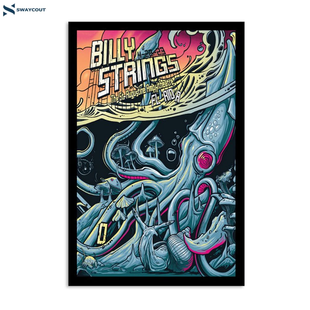 Billy Strings April 22 2023 St. Augustine Fl Poster