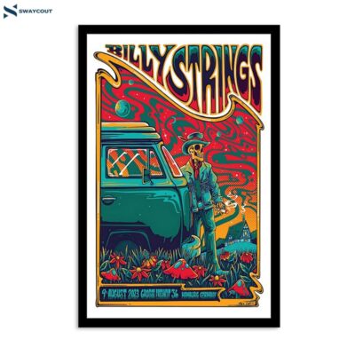 Billy Strings August 9 2023 Grosse Freiheit 36 Hamburg Germany Poster