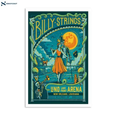 Billy Strings December 29 2023 Uno Lakefront Arena New Orleans La Poster