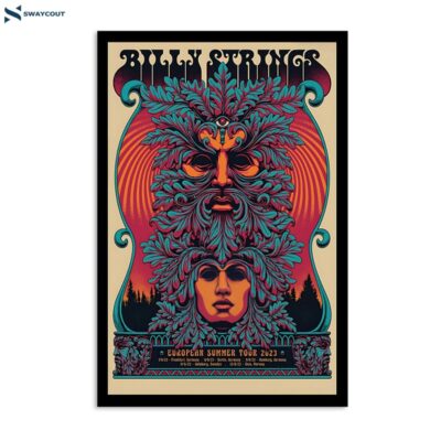 Billy Strings European Summer Tour 2023 Poster