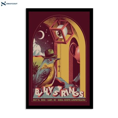 Billy Strings Koka Booth Amphitheatre Jul 15 2023 Poster