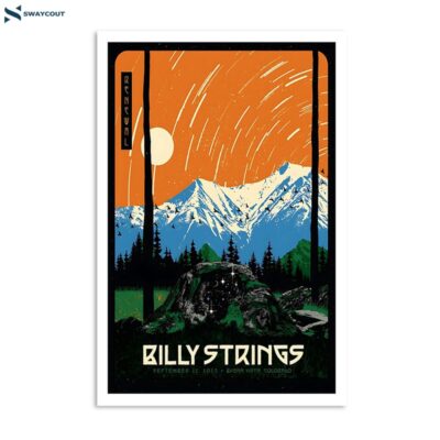 Billy Strings September 22 Renewal Buena Vista Co Tour 2023 Poster