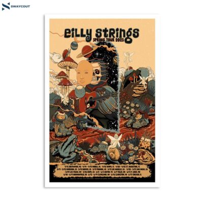 Billy Strings Spring Tour 2023 Poster