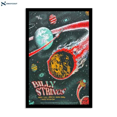 Billy Strings Tour Athen Ga 2023 Poster