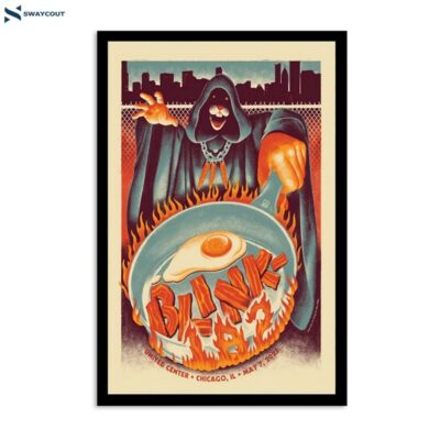 Blink-182 Chicago United Center 2023 Poster