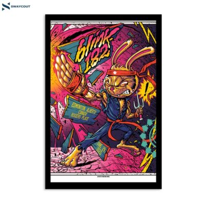 Blink-182 June 29 2023 Rogers Place Edmonton Ab Canada Poster