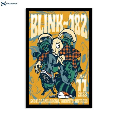 Blink-182 May 11 2023 Toronto On Scotiabank Arena Poster