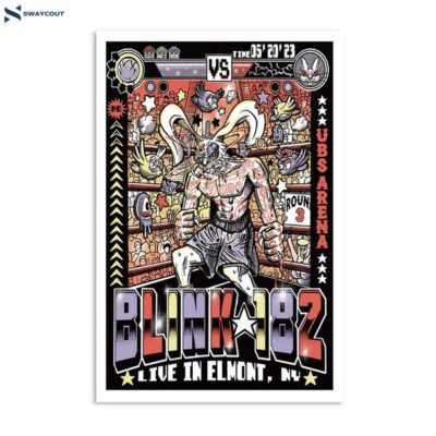 Blink-182 May 20 2023 Ubs Arena Belmont Park Long Island Ny Poster