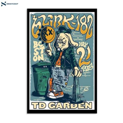 Blink-182 May 21 2023 Td Garden Boston Ma Poster