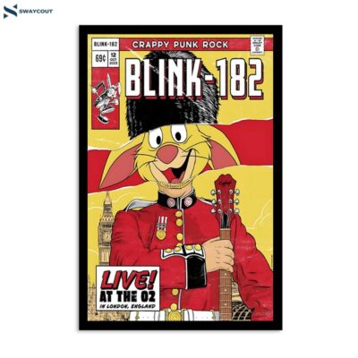 Blink-182 October 12 2023 The O2 Arena London England Poster