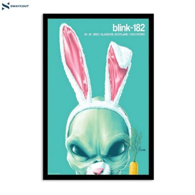 Blink-182 September 1 2023 Ovo Hydro Glasgow Uk Poster