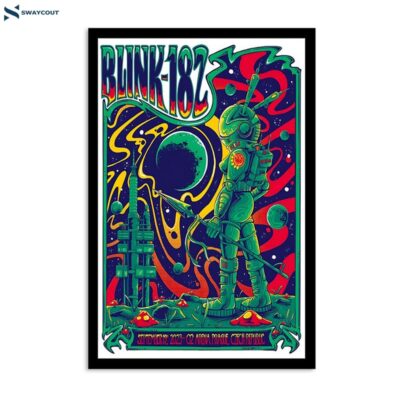 Blink-182 September 19 2023 O2 Arena Prague Czechia Poster