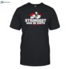 Brian Shaw Wearing Strongest Man On Earth Shirt