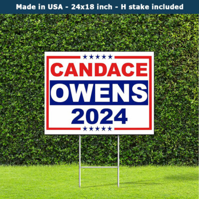 Candace Owens 2024 Republican Party Yard Sign