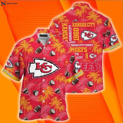 Coconut Football Nfl Kansas City Chiefs Hawaiian Shirt