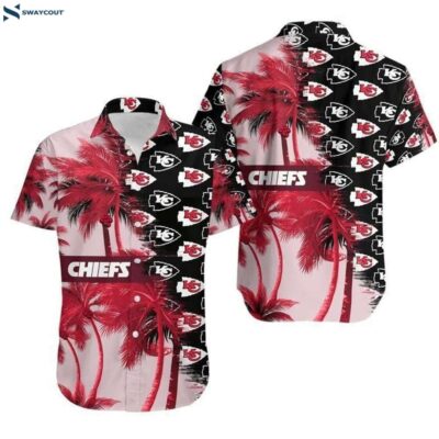 Coconut Tree Football Kansas City Chiefs Nfl Hawaiian Shirt