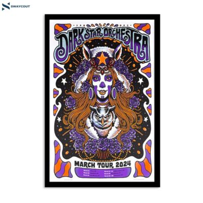 Dark Star Orchestra 2024 March Tour Poster