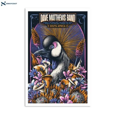 Dave Matthews Band Cape Town The Grand Arena At Grand West South Africa Dec 12 2023 Poster