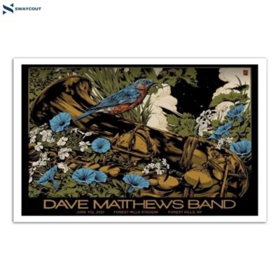 Dave Matthews Band Forest Hills Ny June 9 2023 Forest Hills Stadium Poster