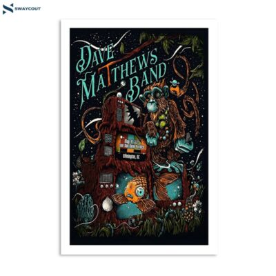 Dave Matthews Band May 31 2023 Live Oak Bank Pavilion Wilmington Nc Poster