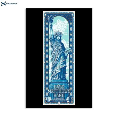 Dave Matthews Band November 18 2023 Madison Square Garden New York Ny Poster