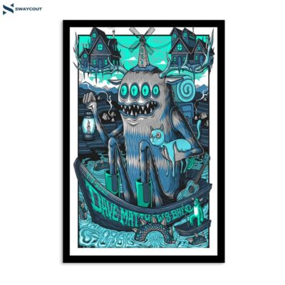 Dave Matthews Band September 3 2023 The Gorge Amphitheatre George Wa Poster