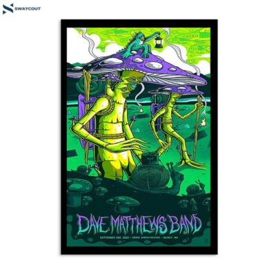 Dave Matthews Band Summer Tour Gorge Amphitheatre Poster