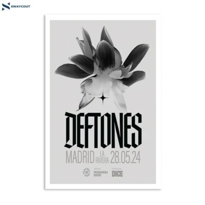 Deftones Show May 28 2024 La Riviera Detroit Mi Poster