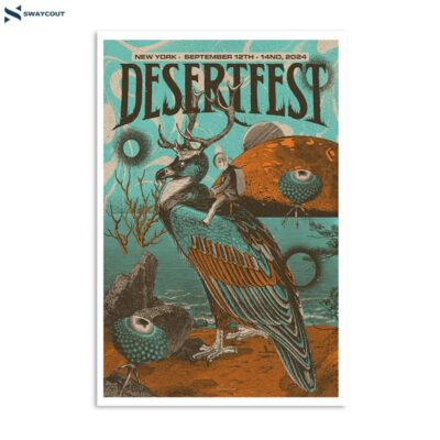 Desertfest September 12th-14th 2024 New York Poster