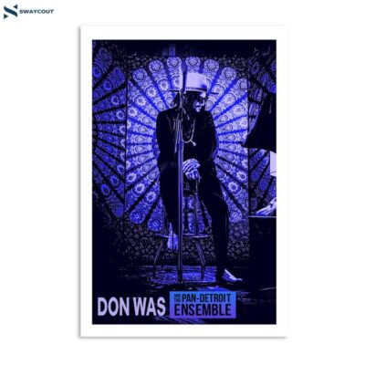 Don Was And The Pan-detroit Ensemble Tour May 2024 Poster-portrait - Poster