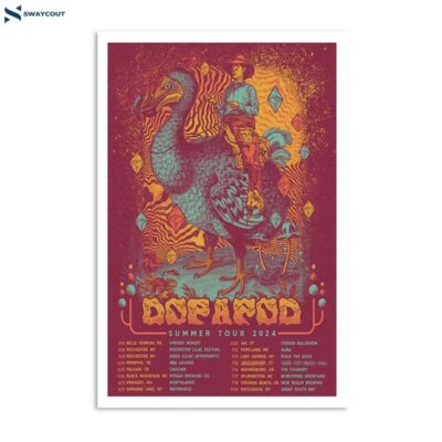 Dopapod Summer Tour 2024 Poster