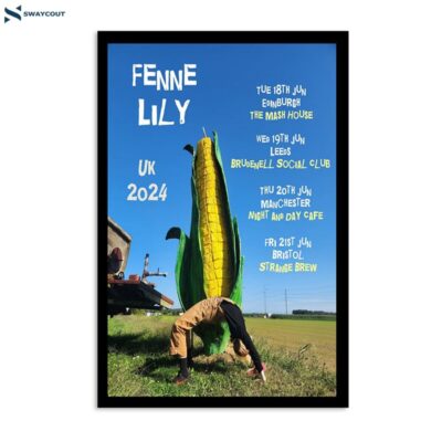 Fenne Lily 2024 Uk Tour Poster