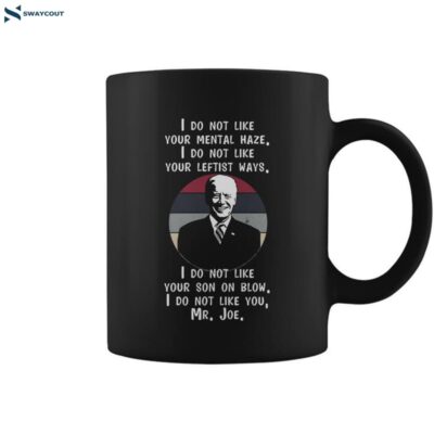 Funny Anti Biden Fjb Biden Poopy Funny Biden Impeach Joe Biden Coffee Mug