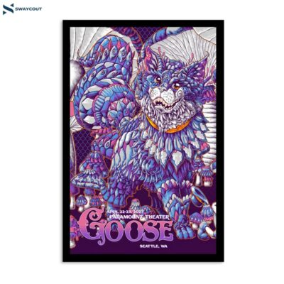 Goose April 22 2023 Paramount Theater Seattle Wa Poster