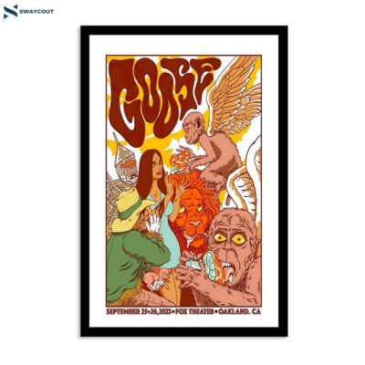 Goose Fox Theater September 25 & 26 2023 Concert Poster