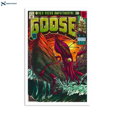 Goose October 5 2023 Red Rocks Amphitheatre Morrison Co Poster