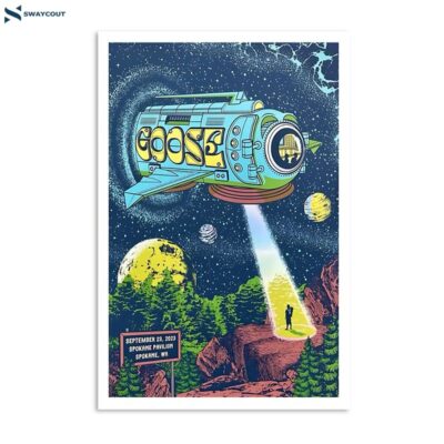 Goose September 23 2023 Spokane Pavilion Spokane Wa Poster