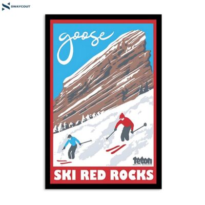 Goose X Tgr Ski Red Rocks Poster