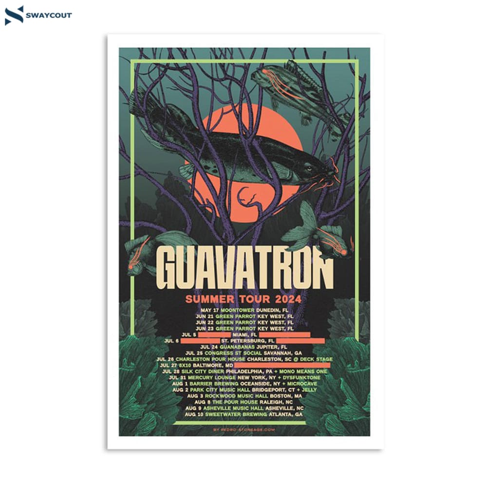 Guavatron Summer Tour 2024 Poster