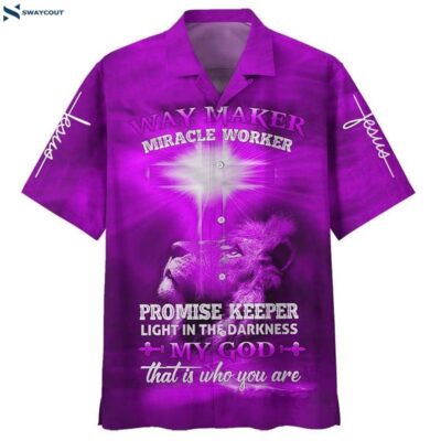 In The Darkness My God That Is Who You Are Jesus Hawaiian Shirt